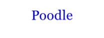 Poodle